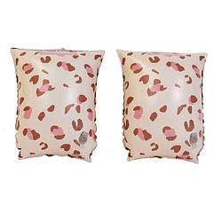 Foto van Swim essentials old pink leopard - inflatable swimming armbands 2-6 years