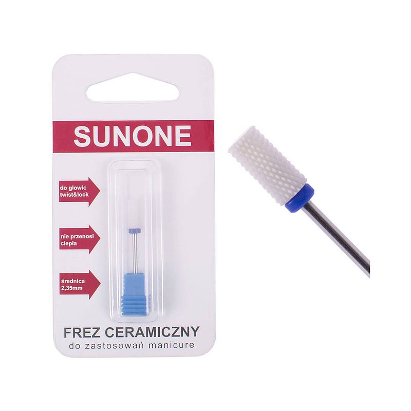 Foto van Sunone keramische medium snijrol voor manicure en pedicure - blauw