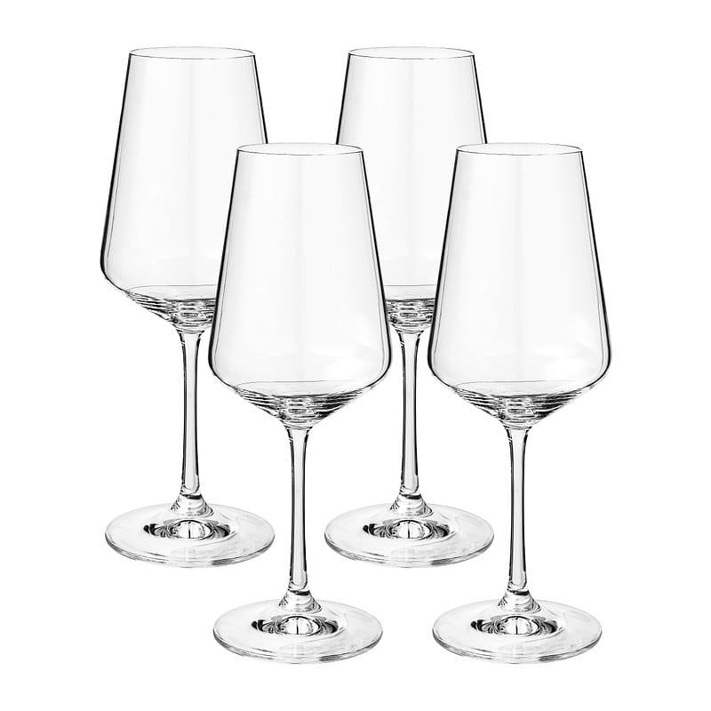 Foto van Wijnglas kristal - set van 4 - 350 ml