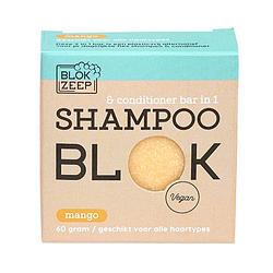 Foto van Blokzeep shampoo & conditioner bar mango