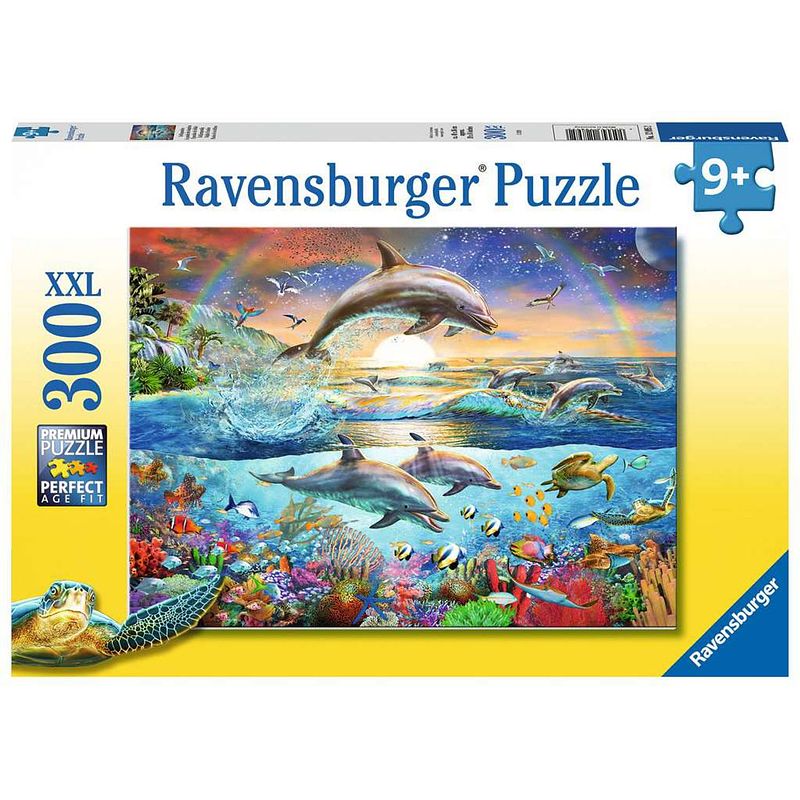 Foto van Ravensburger puzzel dolfijnenparadijs