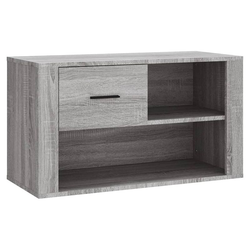 Foto van Vidaxl schoenenkast 80x35x45 cm bewerkt hout grijs sonoma