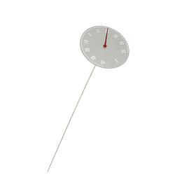 Foto van Buitenthermometer aluminium swing staand 118xdia. 18 cm
