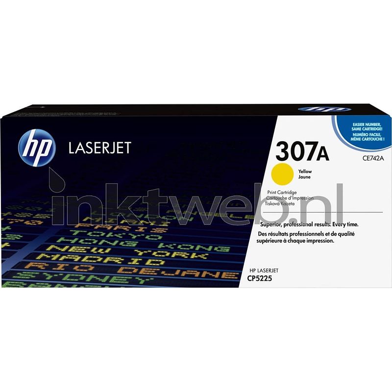 Foto van Hp 307a geel toner