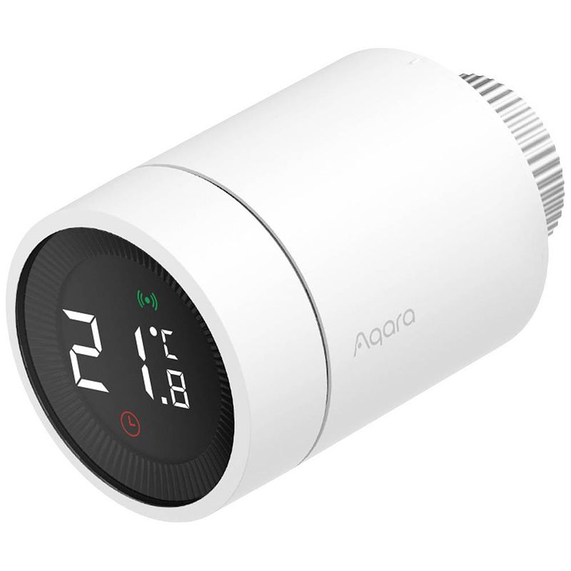 Foto van Aqara srts-a01 radiatorthermostaat wit apple homekit, alexa (apart basisstation nodig), google home (apart basisstation nodig), ifttt (apart basisstation nodig)