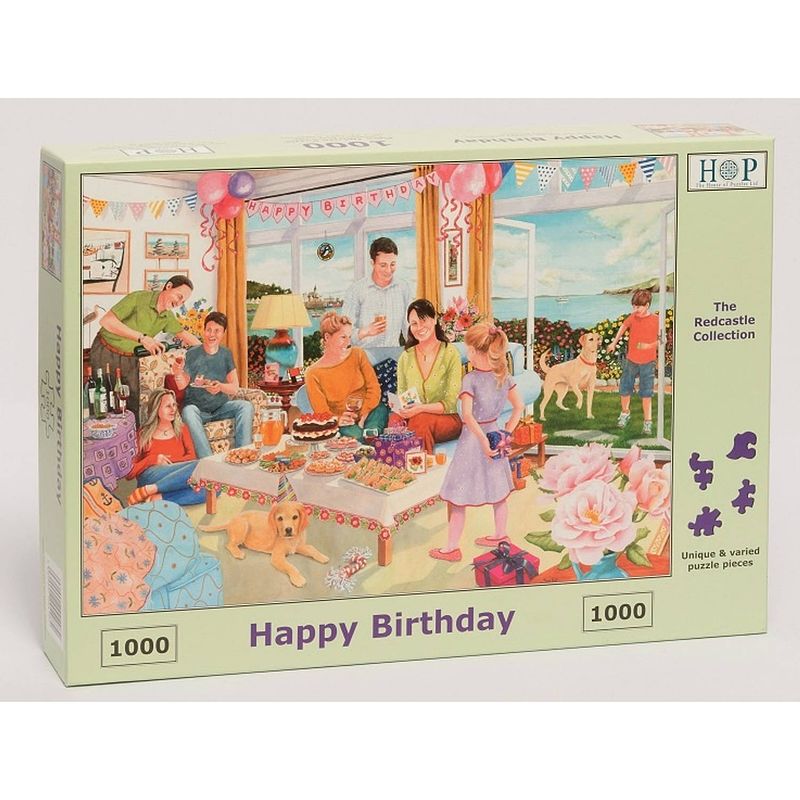 Foto van Happy birthday puzzel 1000 stukjes