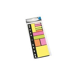 Foto van Info sticky notes 3 kleuren diverse formaten