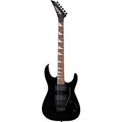 Foto van Jackson x series dinky dk2x gloss black elektrische gitaar met floyd rose