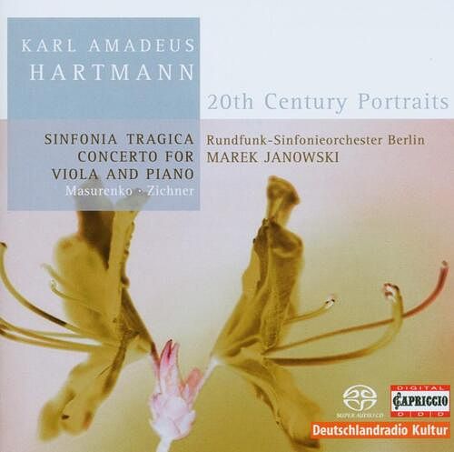 Foto van Hartmann: sinfonie tragica, concerto for viola & piano - cd (4006408711124)