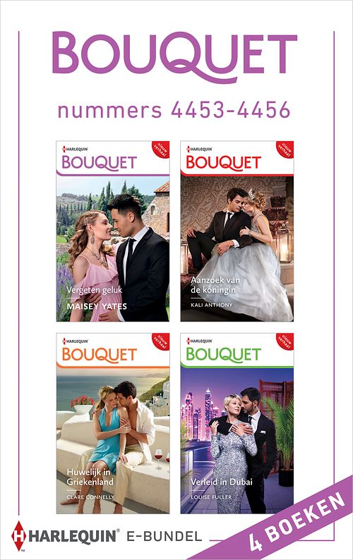 Foto van Bouquet e-bundel nummers 4453 - 4456 - maisey yates, clare connelly, louise fuller, kali anthony - ebook