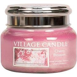 Foto van Village candle village geurkaars cherry blossom kersenbloesem rijpe kers zoet talkpoeder - small jar