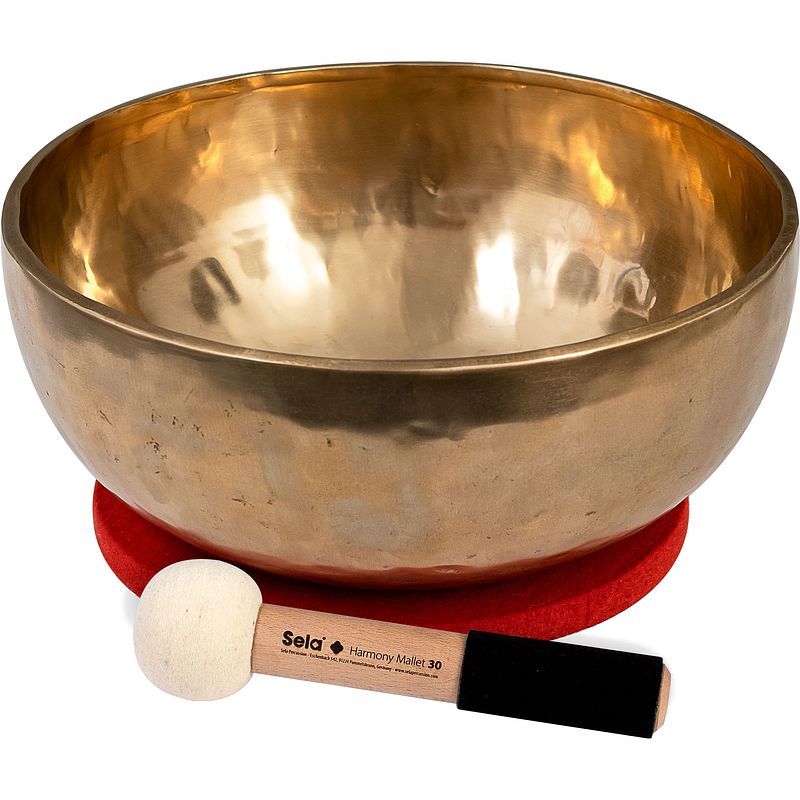 Foto van Sela harmony singing bowl 29 klankschaal voor muziek, meditatie en geluidsmassage