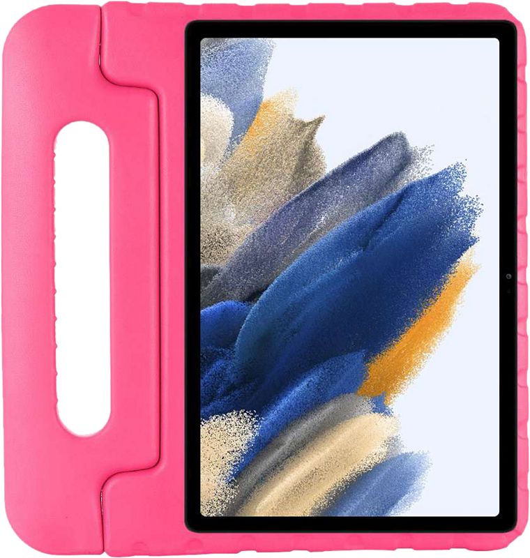 Foto van Just in case samsung galaxy tab a8 kids cover roze