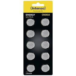 Foto van Cr2032 knoopcel lithium 3 v 220 mah intenso energy ultra 10 stuk(s)