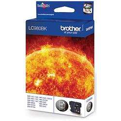 Foto van Brother inktcartridge, 300 pagina'ss, oem lc-980bk, zwart 5 stuks