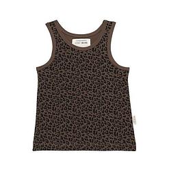 Foto van Little indians tanktop leopard junior katoen bruin maat 80