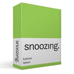 Foto van Snoozing - laken - katoen - lits-jumeaux - 280x300 - lime