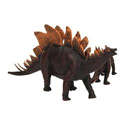 Foto van World of dinosaurs moeder met kind stegosaurus