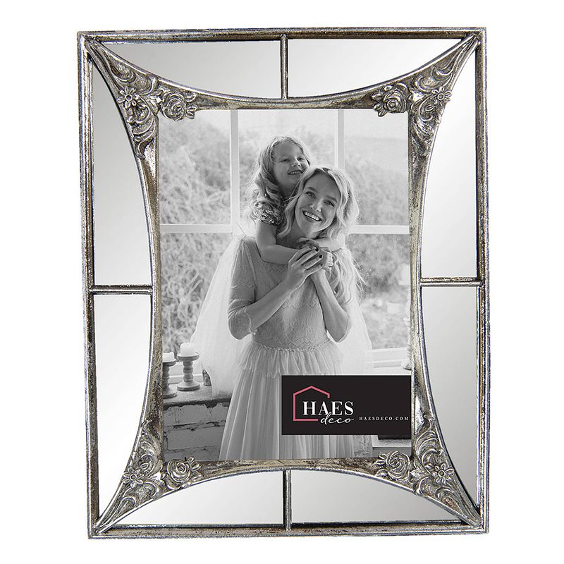 Foto van Haes deco - fotolijst 13x18 zilverkleurig, formaat 20x2x25 cm - dramatic chic