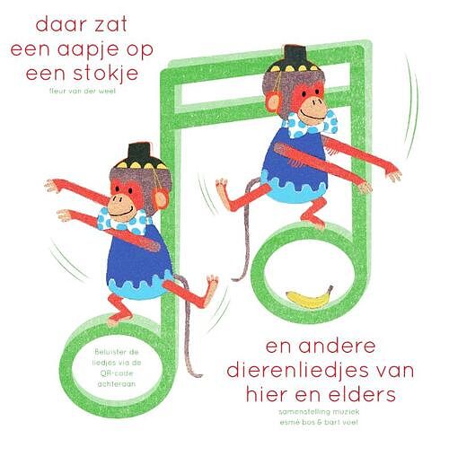 Foto van Daar zat een aapje op een stokje - bart voet, esmé bos - hardcover (9789002268663)