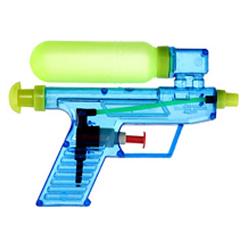 Foto van Waterpistool/waterpistolen blauw 15 cm - waterpistolen