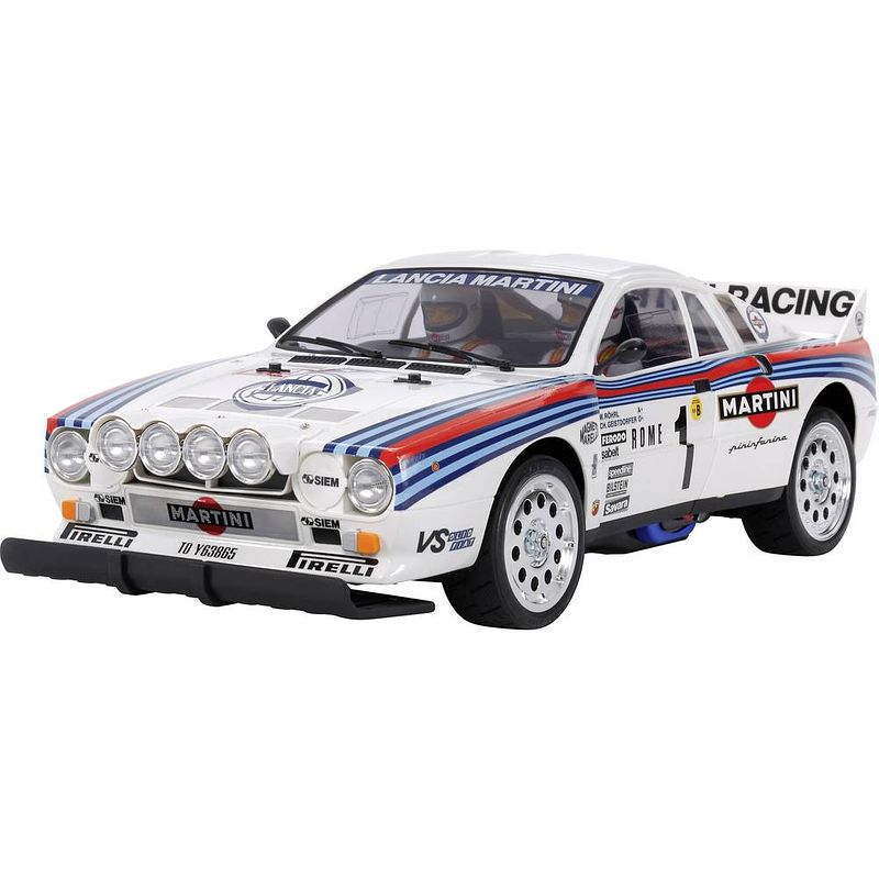 Foto van Tamiya ta-02sw rc lancia 037 rallye ta-02s brushed 1:10 rc auto elektro straatmodel 4wd bouwpakket