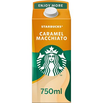 Foto van Starbucks chilled coffee caramel macchiato ijskoffie 750ml bij jumbo