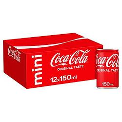 Foto van Cocacola original taste mini 12 x 150ml bij jumbo