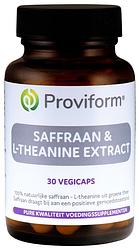 Foto van Proviform saffraan & l-theanine extract capsules