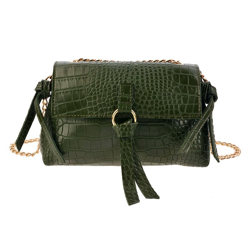 Foto van Clayre & eef groene tas 23*8*13 cm groen mlbag0346