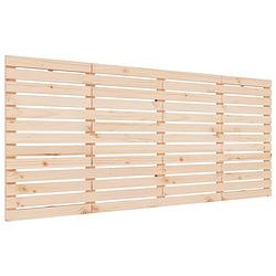 Foto van The living store houten wandhoofdbord - massief grenenhout - 206x3x91.5 cm - klassiek design