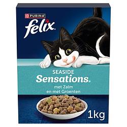 Foto van Felix® seaside sensations kattenvoer met zalm en met groenten 1000g bij jumbo