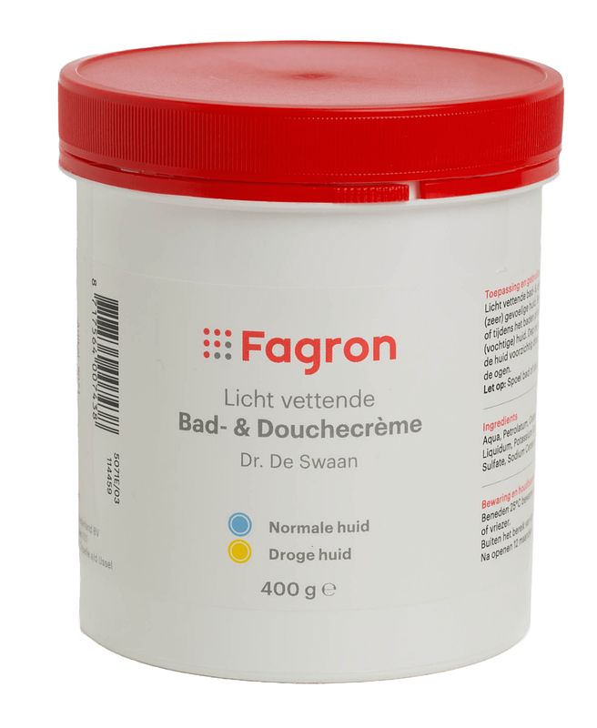 Foto van Fagron licht vettende bad & douchecrème