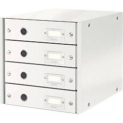 Foto van Leitz click & store 6049-00-01 ladebox wit din a4 aantal lades: 4