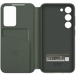 Foto van Samsung galaxy s23 clear view book case groen