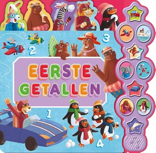 Foto van Eerste getallen - geluidenboek 10 geluiden - daisy edwards - kartonboekje;kartonboekje (9789036644747)