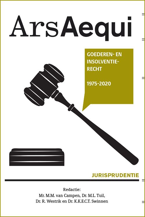 Foto van Jurisprudentie goederen- en faillissementsrecht 2020 - paperback (9789493199118)