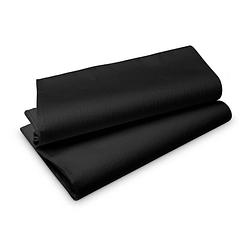 Foto van Tafellaken/tafelkleed zwart 127 x 220 cm van evolin - tafellakens