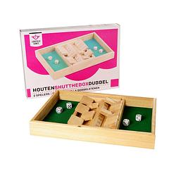 Foto van Longfield shut the box dubbel spel - 34 x 34 x 4 cm