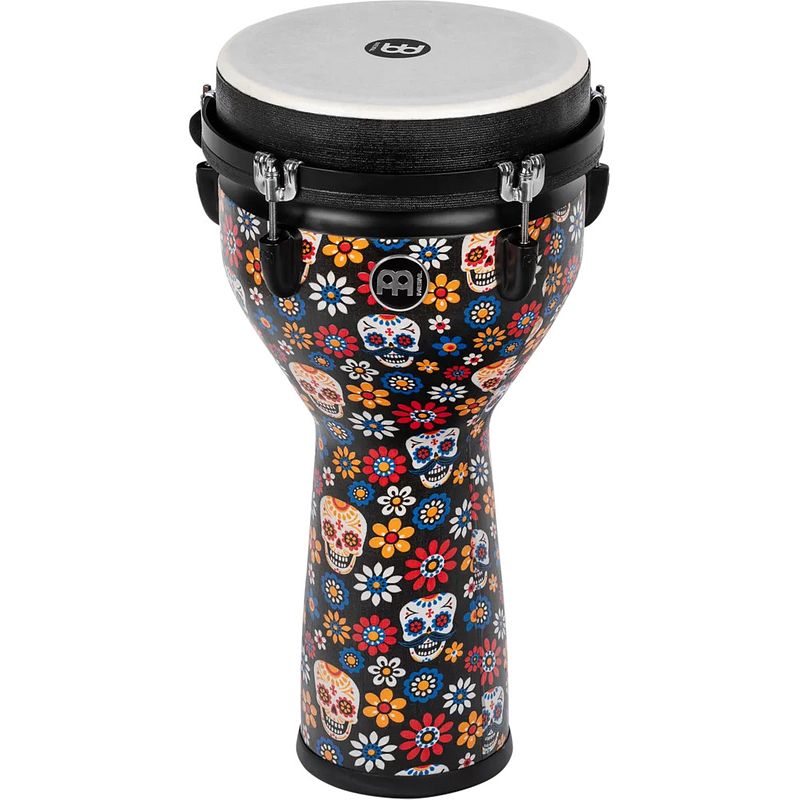 Foto van Meinl jd10da jumbo series day of the dead djembe 10 inch