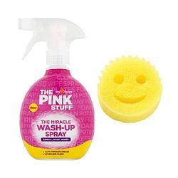 Foto van Schoonmaakbundel - the pink stuff wash up spray & scrub daddy