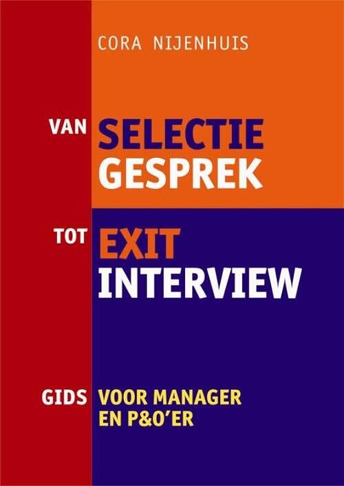 Foto van Van selectiegesprek tot exitinterview - cora nijenhuis - ebook (9789058717399)