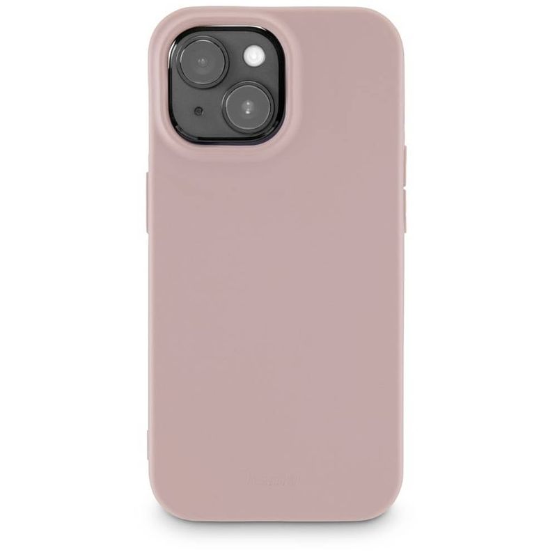 Foto van Hama fantastic feel backcover apple iphone 15 plus huidkleur