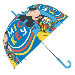 Foto van Disney paraplu mickey mouse junior 45 cm polyester blauw