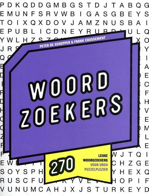 Foto van Woordzoekers - peterfrank - paperback (9789059247710)