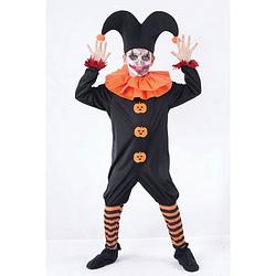 Foto van Halloween - kwade nar kostuum voor jongens 140 - 8-10 jr - carnavalskostuums