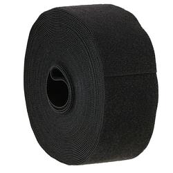 Foto van Innox hnl-50-10m-bk zwart klittenband 50 mm breed, 10m lengte