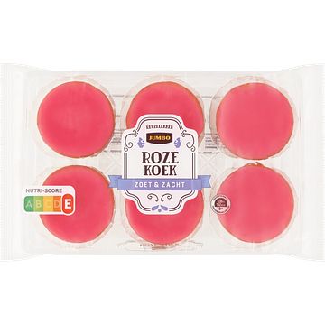 Foto van Jumbo mini roze koeken 6 stuks