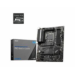 Foto van Msi pro b660-a ddr4 moederbord socket intel 1700 vormfactor atx moederbord chipset intel® b660