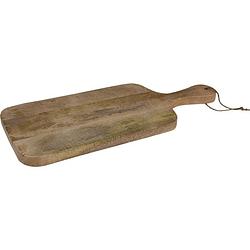 Foto van Mango houten snijplank/serveerplank 50 cm - snijplanken/serveerplanken/broodplanken van hout